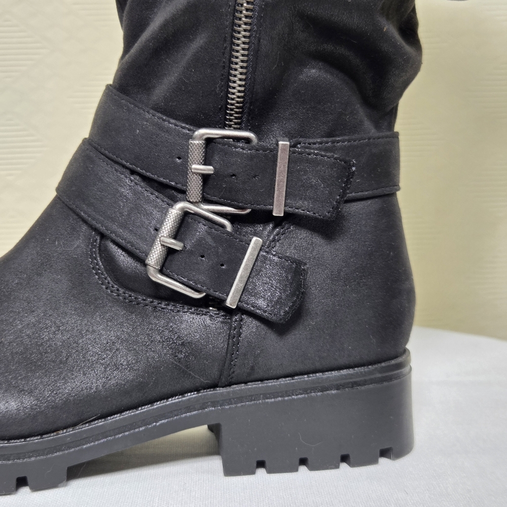 NWT Torrid Buckle Sweater Knee Boot Size-8WW - Picture 5 of 16